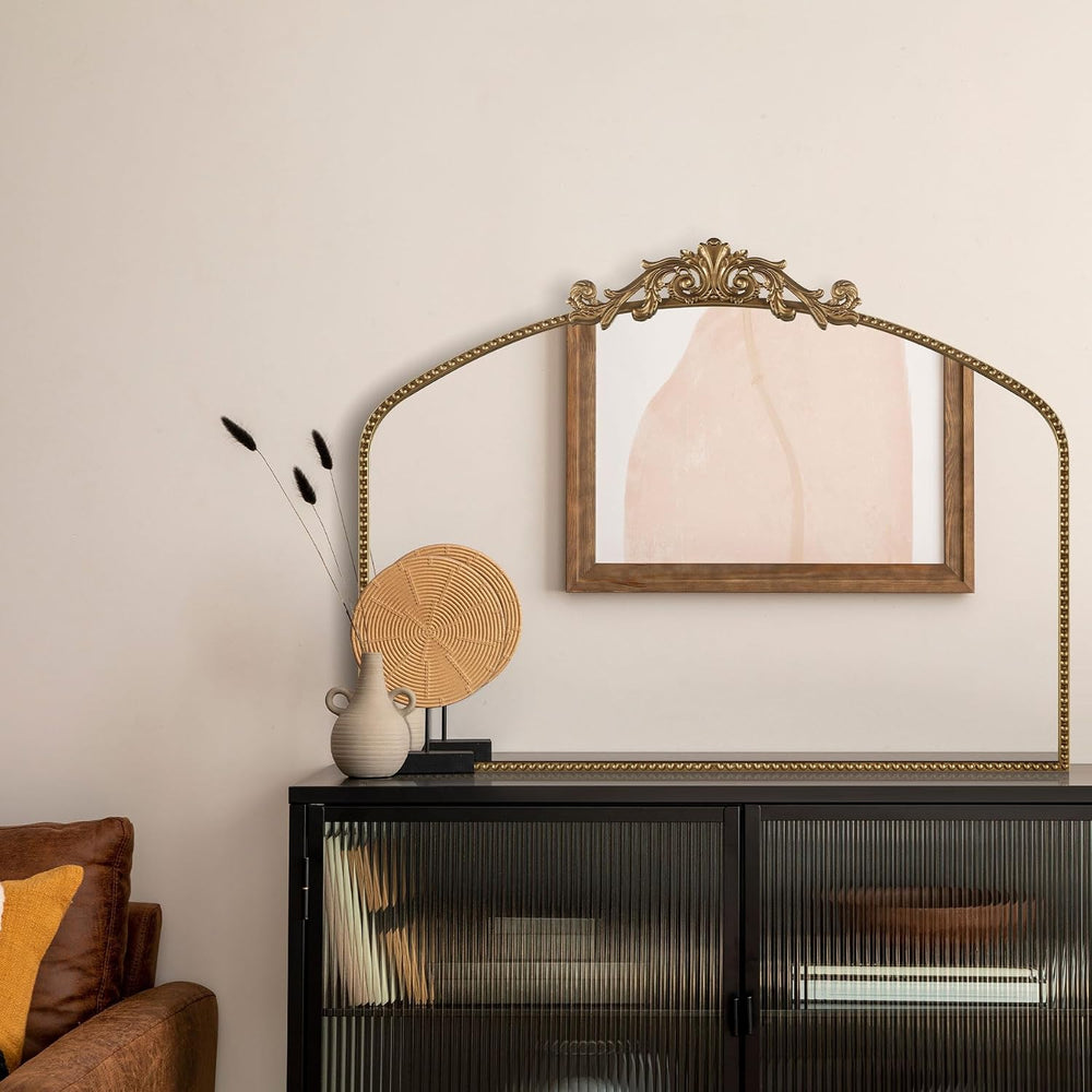 40"x30" Vintage Gold Wall Mirror