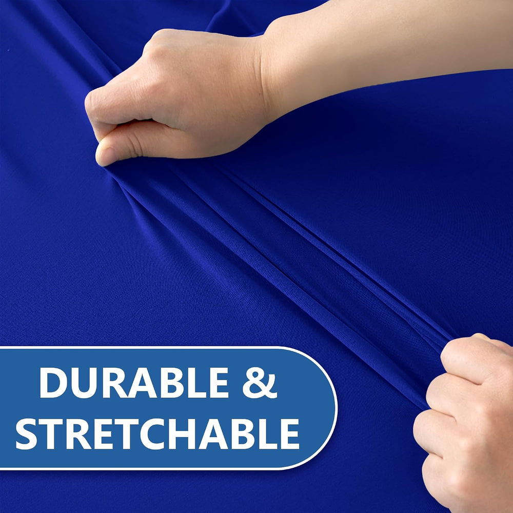 Spandex Table Cloths for 6 foot Rectangle Tables-Fitted Stretch Table Cover