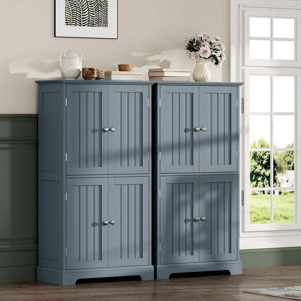 ChooChoo Bathroom Floor Cabinet with Adjustable Shelves