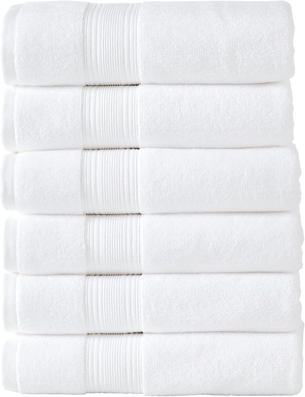 Modern Threads Hotel Collection 6-Pack 100% Ring Spun Cotton, Highly Absorben...