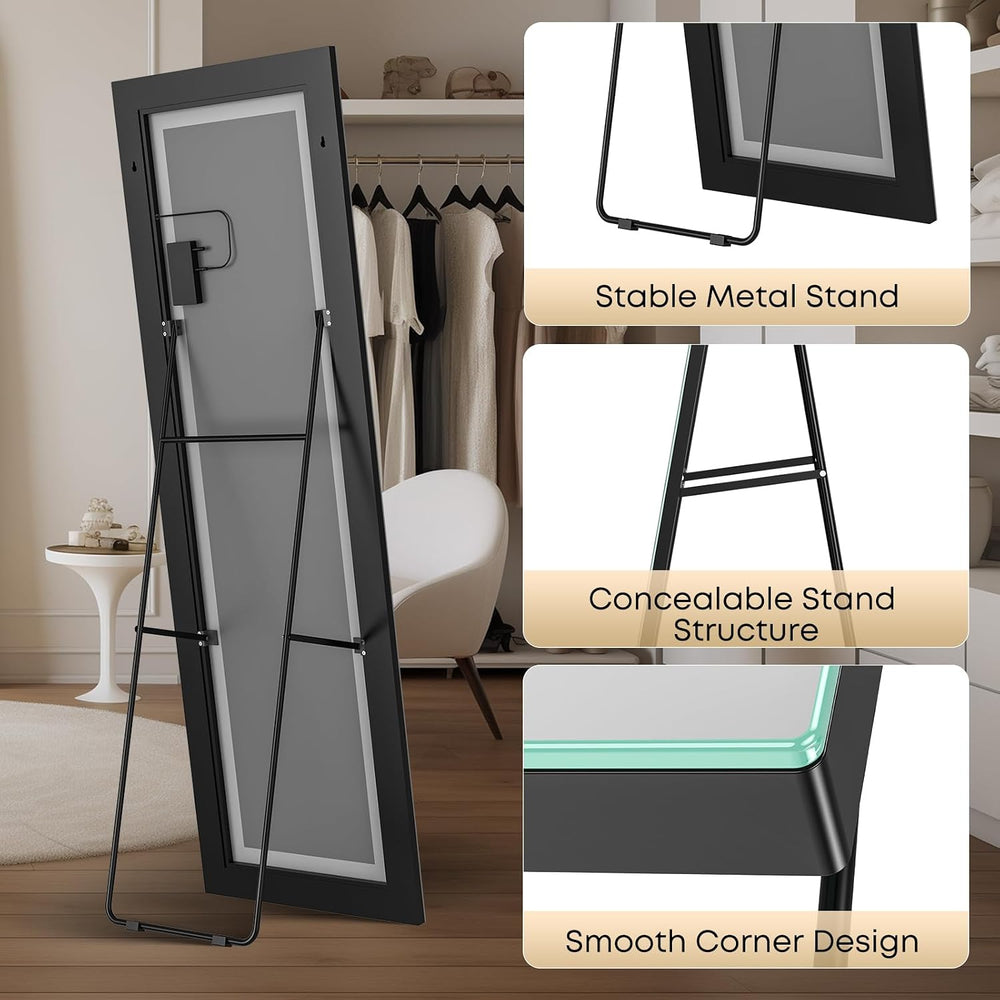Kosmonia 56"x18" Full Length LED Mirror with Lights