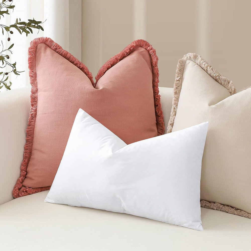 Artscope Synthetic Down Pillow Insert, 22x22 Throw Pillow Inserts Set of 2