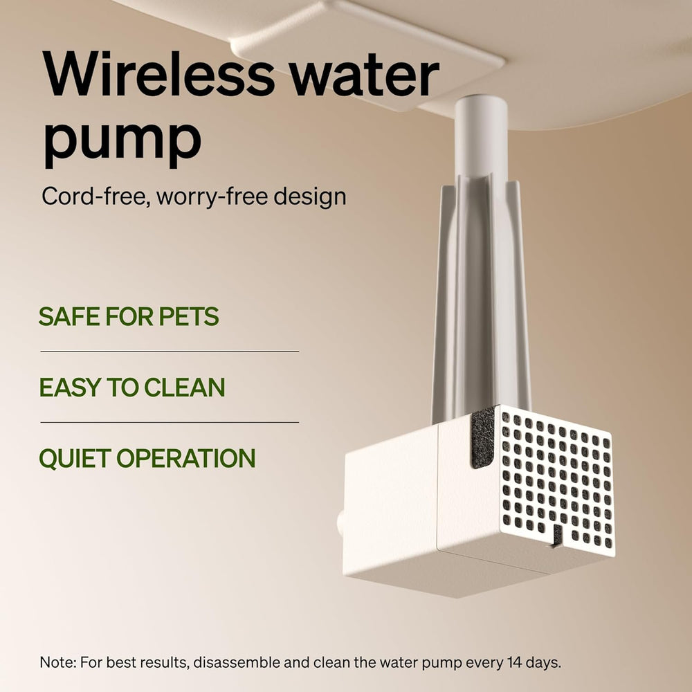PETLIBRO Cat Water Fountain, Cordless Pet Water Fountain Battery Operated, 2....