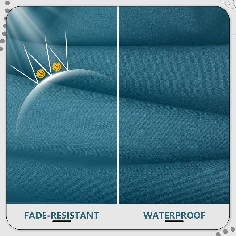 22" x 22" x 6" Outdoor Deep Seat Cushions Set - 6 Set Waterpro...