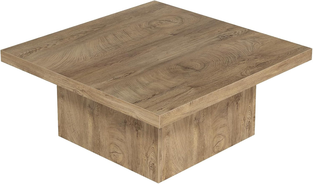 Square Coffee Table,Wooden Living Room Table,Center Table with a Large Tablet...