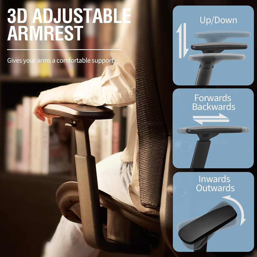ELABEST Ergonomic Mesh Office Chair,Comfy Computer Desk Chair - BIFMA 5.1 Cer...