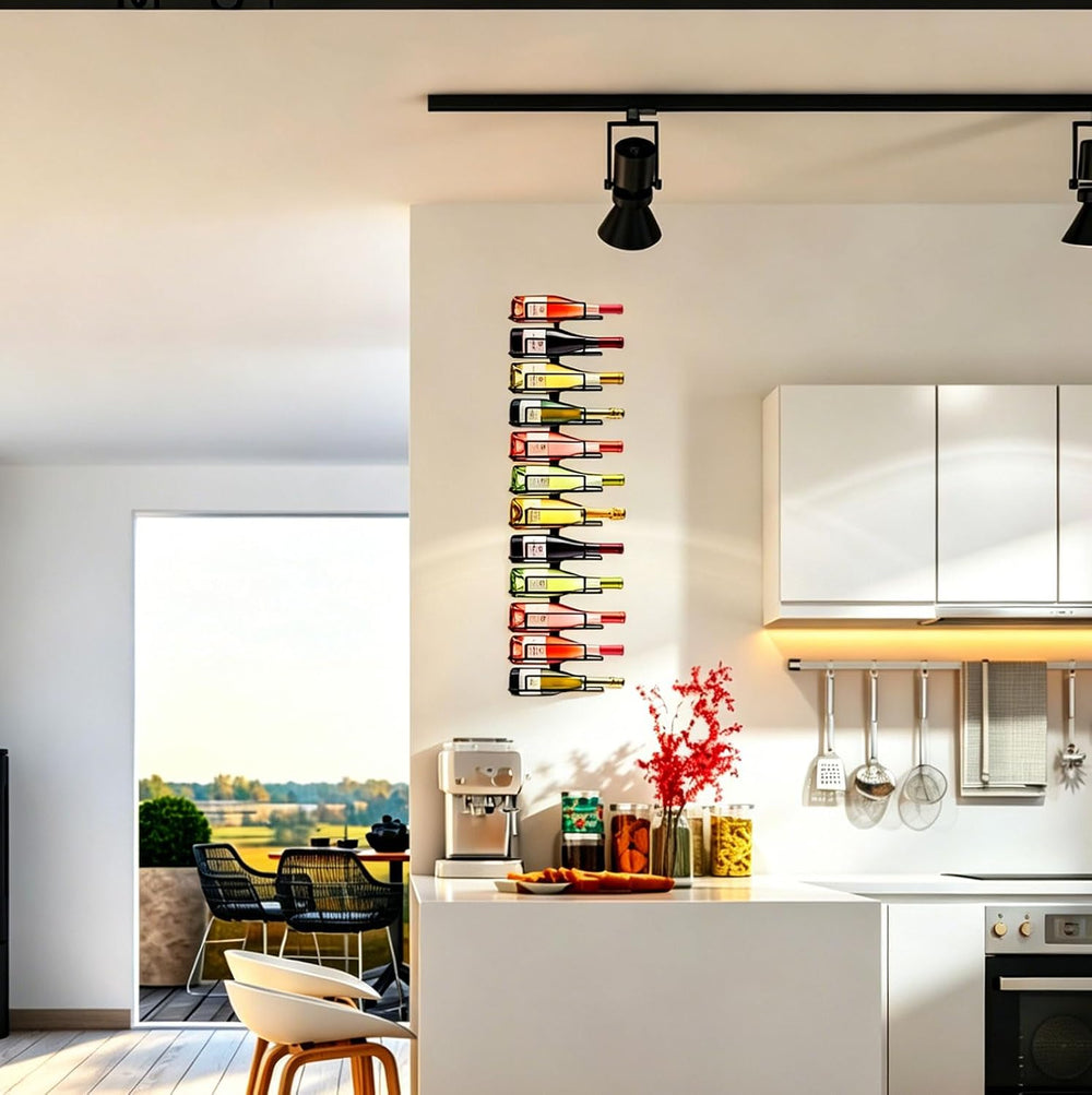 12 Bottles Wall Mount Wine Rack