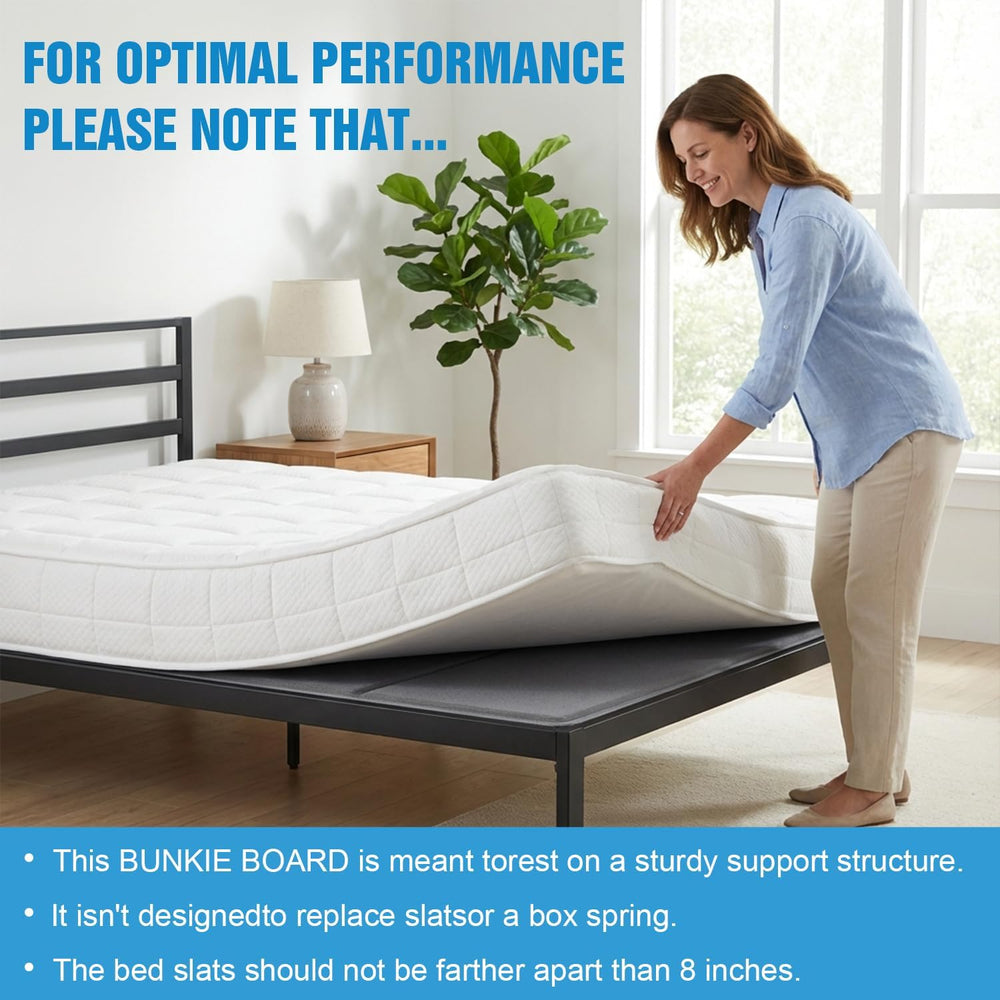 Bunkie Board Queen Size (60x80''), 10mm Bed Boards for Under Mattress...