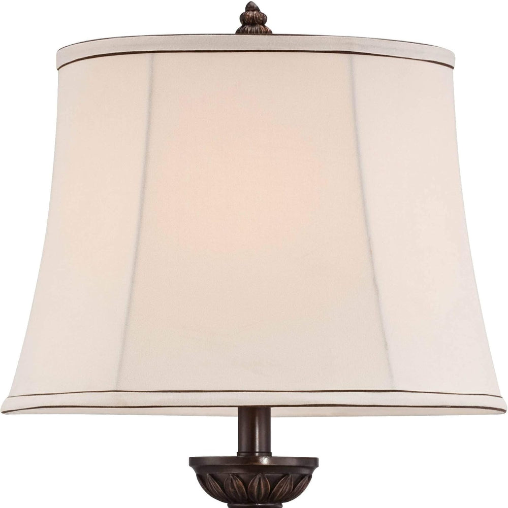Mulholland 30" Bronze Brown Large 3-Way Table Lamp Table Top Dimmer