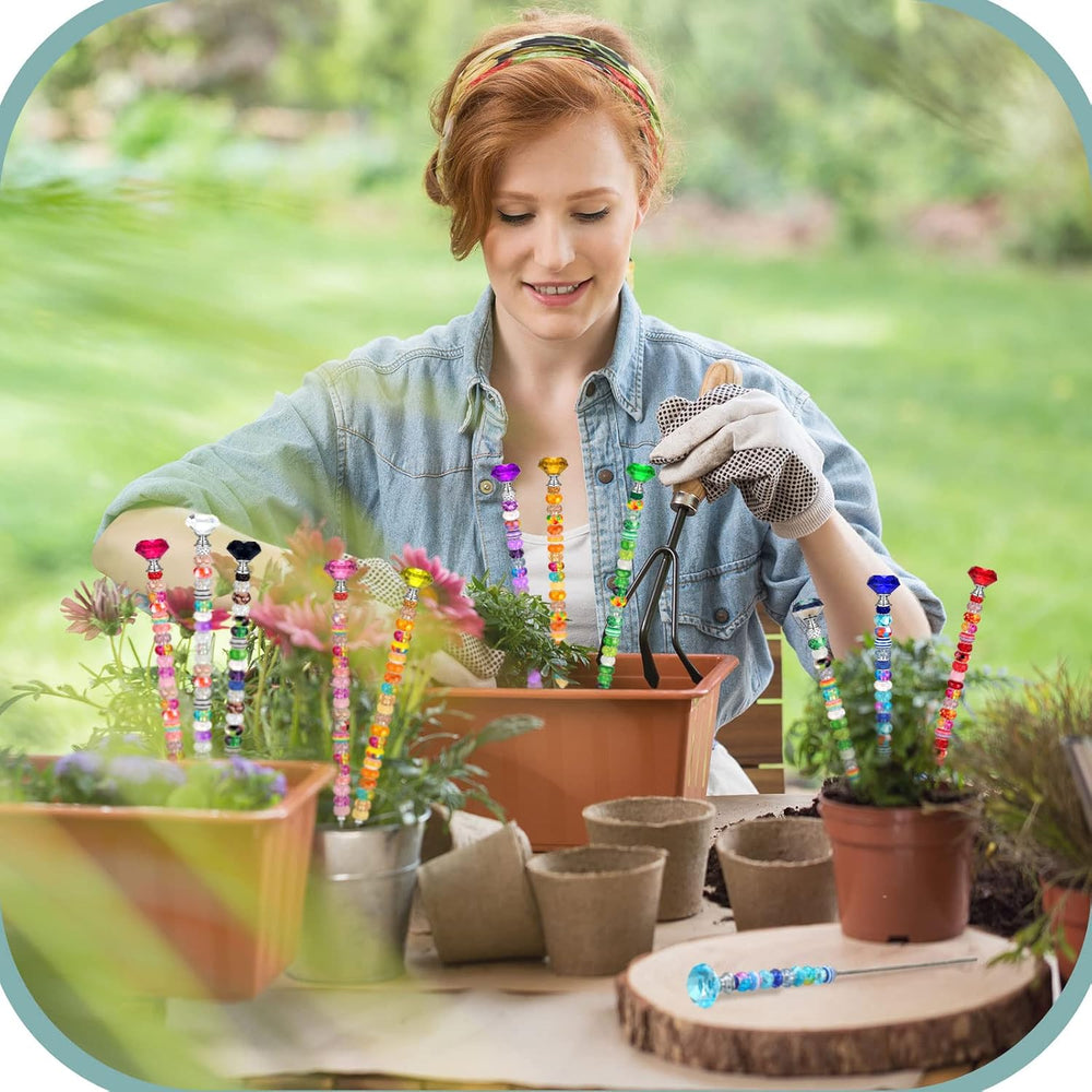Tigeen 236 Pcs Garden Stake DIY Fairy Wand Plant Stake, Classic