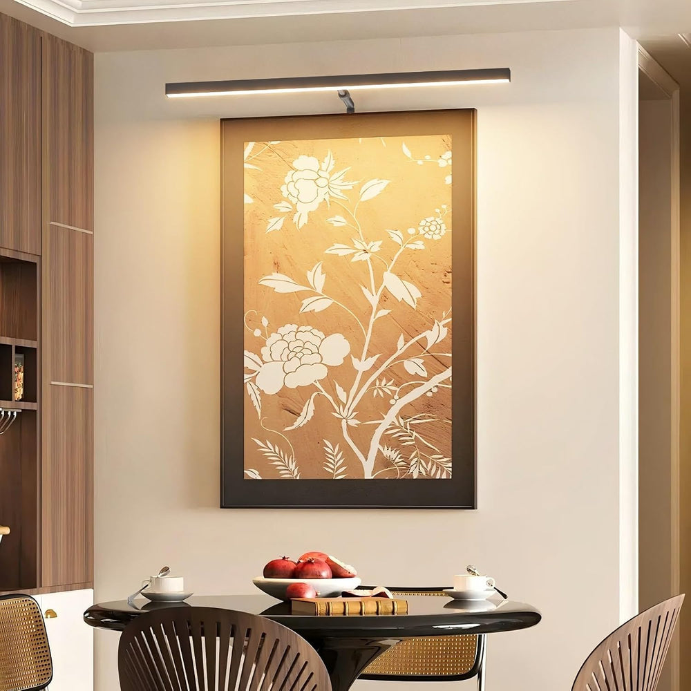 24" LED Picture Light Plug in, 9W Black Art Light