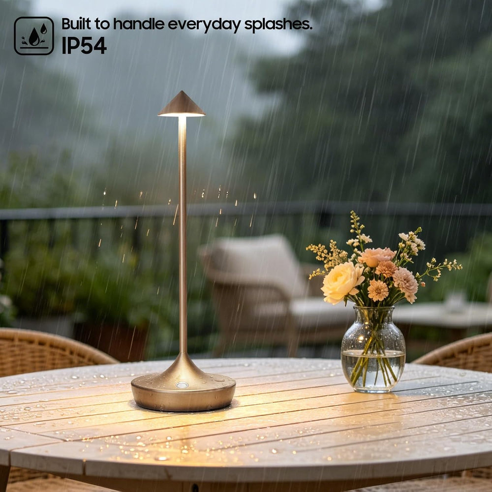 2 Pack Cordless Table Lamp, Rechargeable 6000mAh Battery Table Light