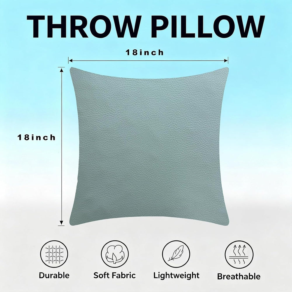 Outdoor Waterproof Throw Pillows With Inserts Set of 2,18x18 Couch Pillows