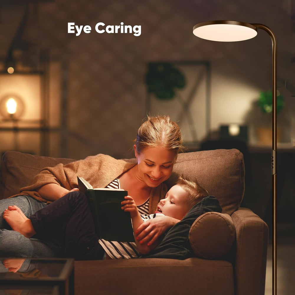 SIBRILLE 36W LED Floor Lamp, Super Bright Standing Lamp, Modern Stepless Dimm...