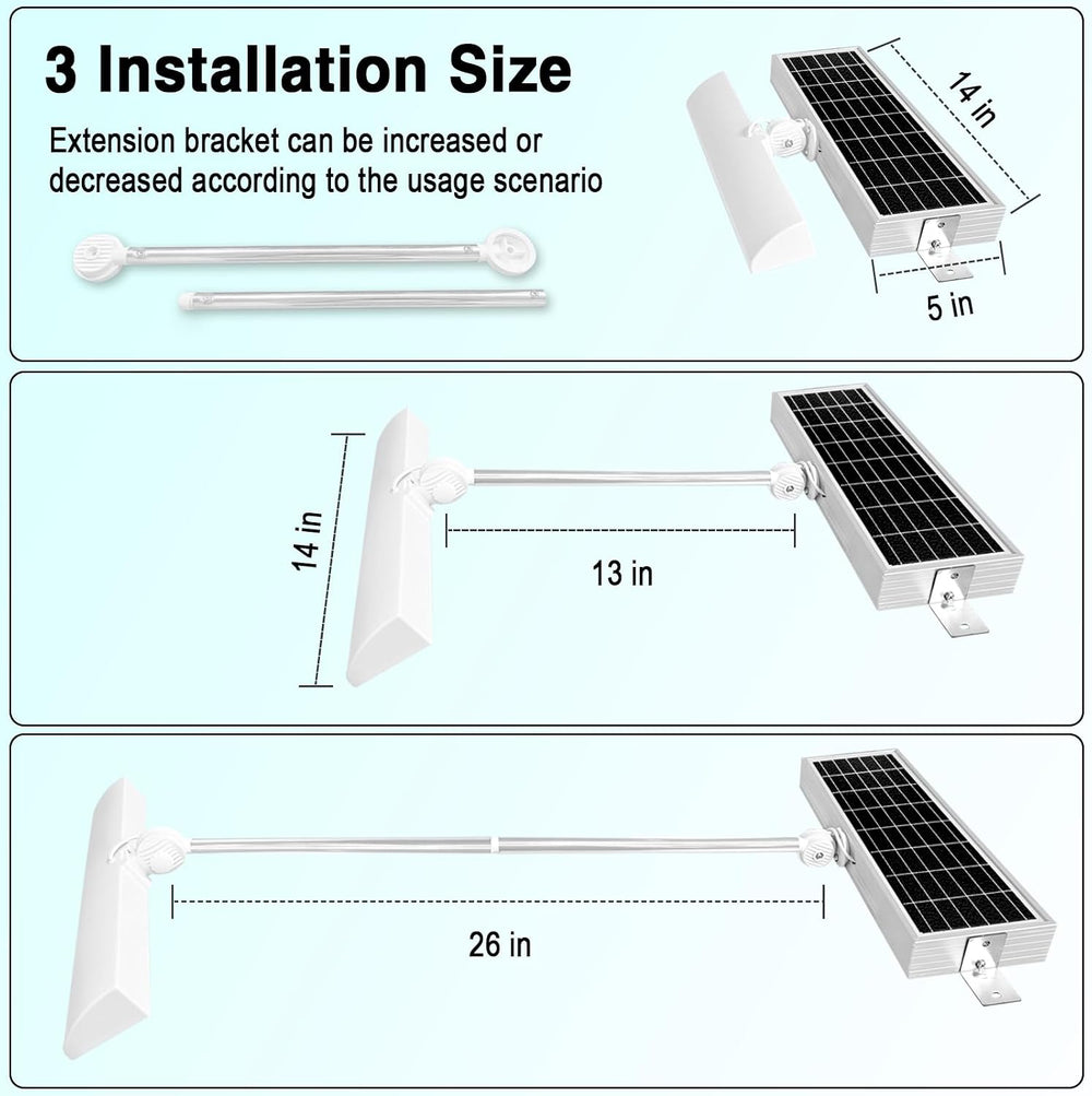 Solar Sign Lights Outdoor, 210led 3699 Lumen Solar Sign Light, 8000mAh Billbo...