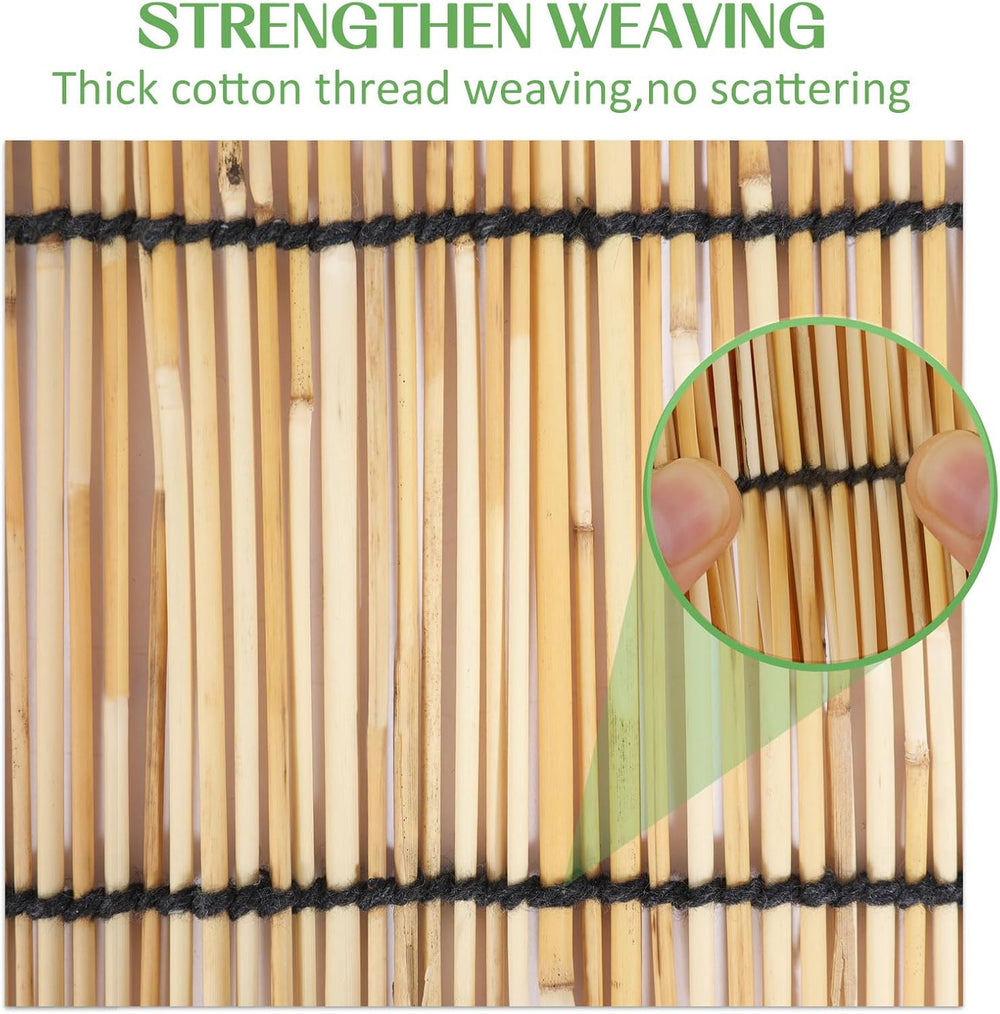Natural Reed Fencing,Privacy Fence Bamboo-Like Reed Screen Curtain Natural Fe...