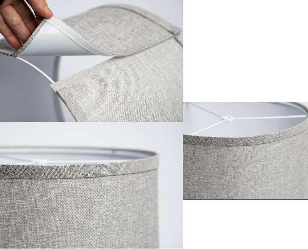 lampshades Set of 2, Drum Lamp Shades Set of 2, Lamp Shades for Table Lamps E...