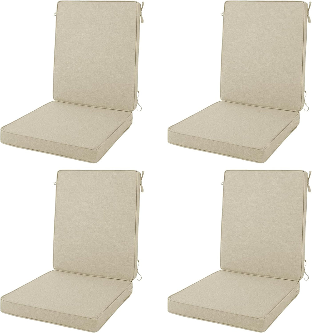 Outdoor Chair Cushions 20x20, Water-Resistant & Fade-Resistant, Patio Fur...