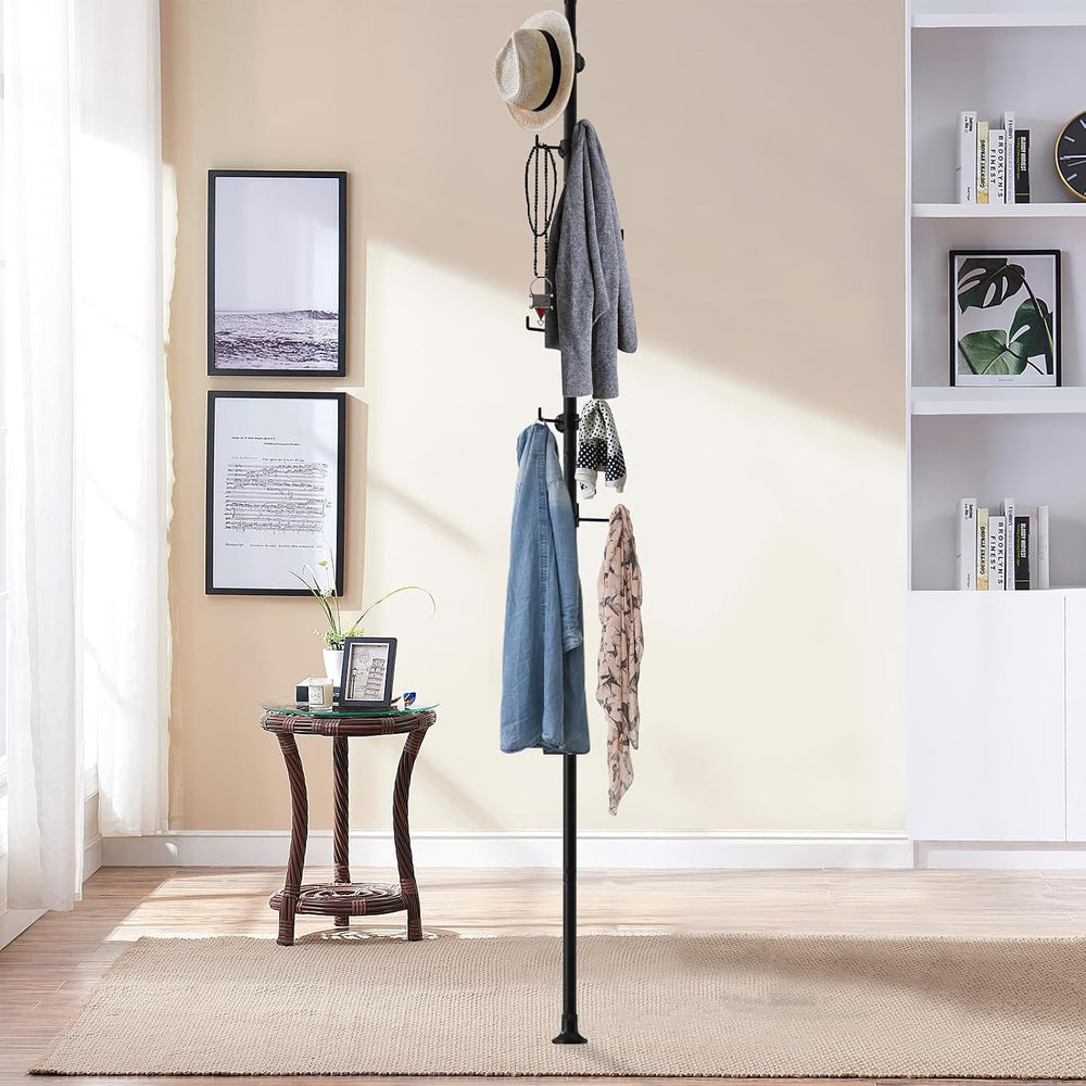 BeBecome Coat Rack, Telescopic Free-Standing Clothes rack for Hanging Clothes...