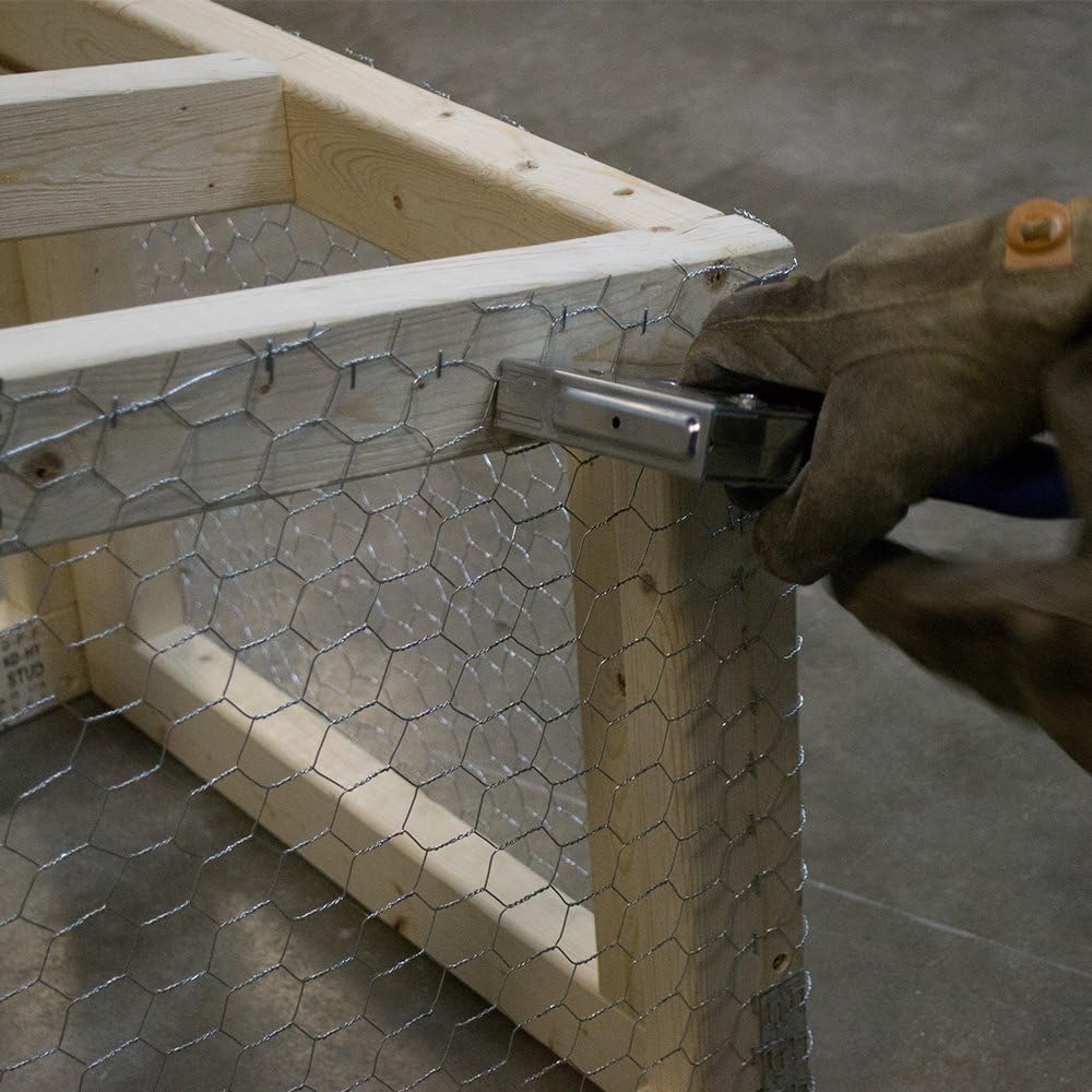 YARDGARD 2 Inch Poultry Netting, Chicken Wire Fence, 20 Gauge Galvanized Stee...