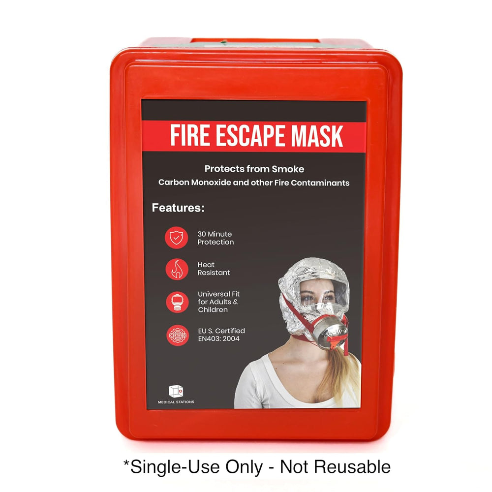 Fire Emergency Escape Mask & Hood | Respirator Protection Against Smoke, ...