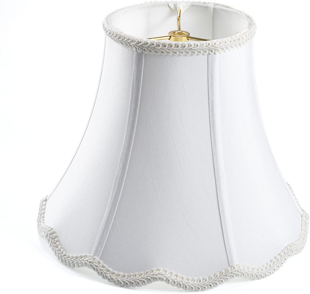 White Bell Lampshade, 5''x10''x8'', Solid Lamp Shade,...