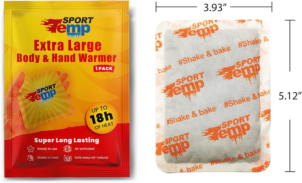 Large Hand & Body Warmers - Up to 18 Hours of Heat, Super Long Lasting - ...