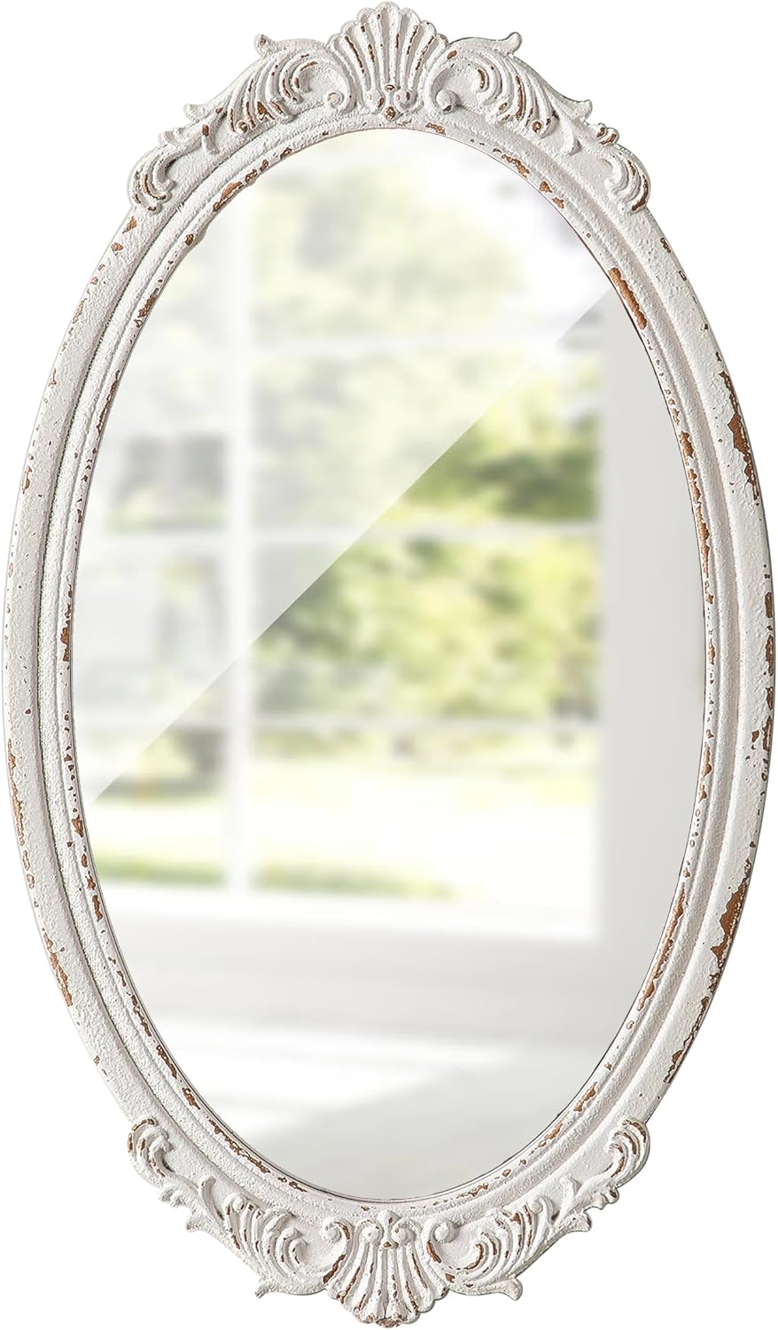 Antique Arendahl Glam Ornate Oval Mirror 24" X 14"