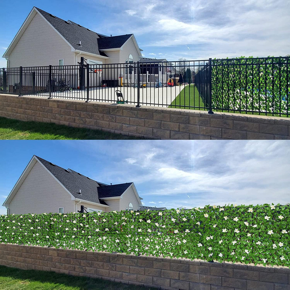 GLANT Expandable Fence Privacy Screen for Balcony Patio Outdoor,Decorative Fa...