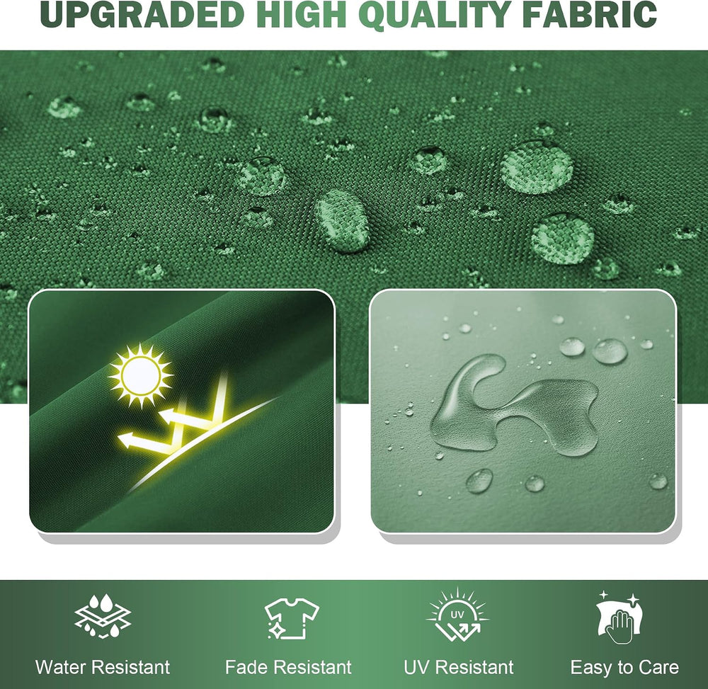 Outdoor Chair Cushions Set of 2, 22x22x3Inch Waterproof & Fade Resistant ...
