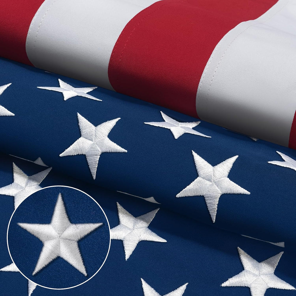 American Flag 4x6 Ft for Outside, Heavy Duty Spun Polyester US Flags
