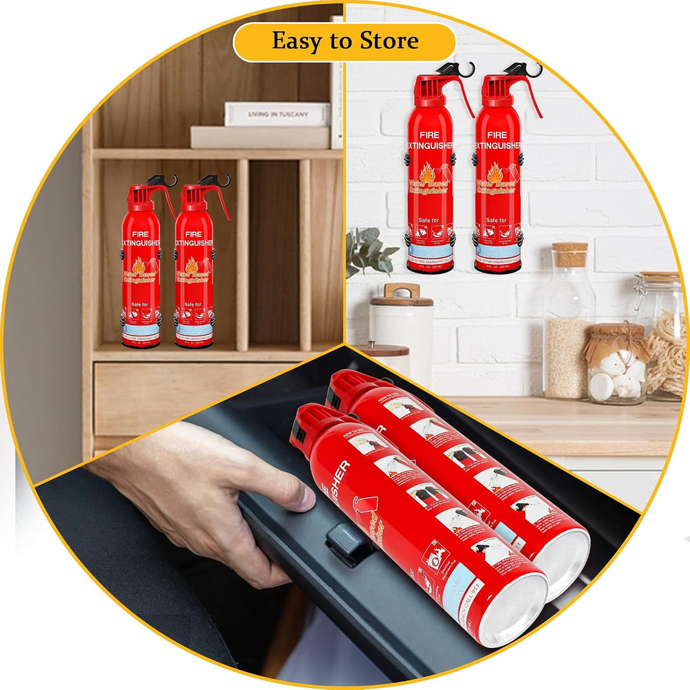 2 Pack Fire Extinguishers for Home with Mount