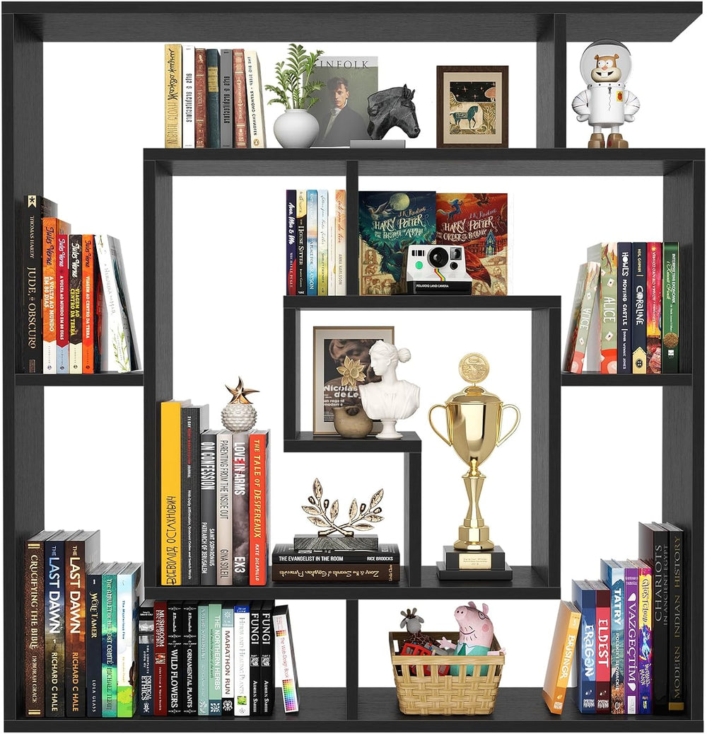 Geometric Wall Mounted Shelf, Freestanding Display Shelves for Collectibles