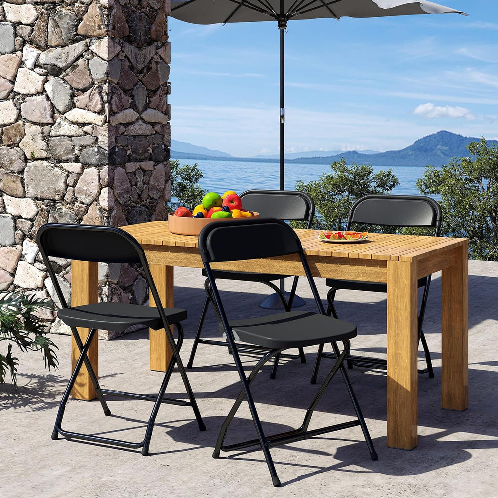 DUMOS Folding Chairs Sets of 20, Portable Chairs, Home Office