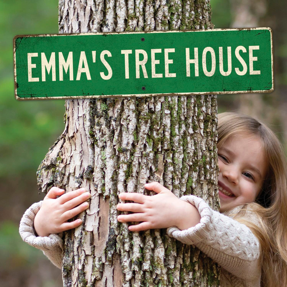 Custom Rustic Sign, Personalized Decor Street Signs Gift, 24x6 Inches, ACM,