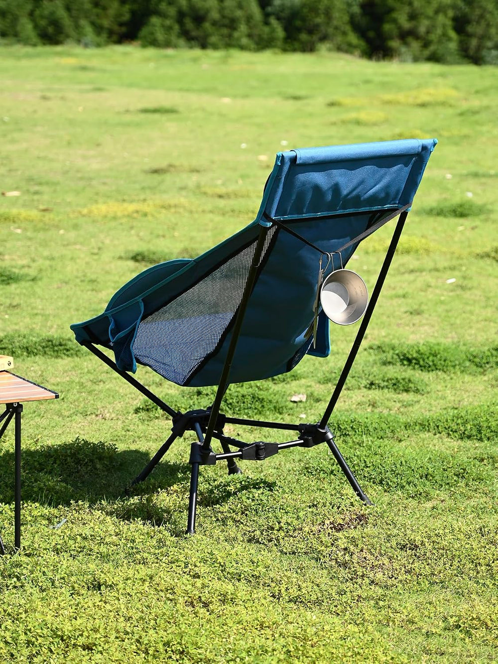 WildCall Lightweight Folding Camping Chair Anti-Sinking Chair, High Back
