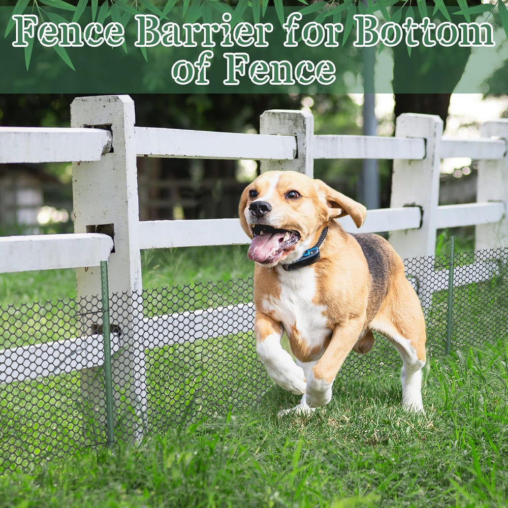 Marsui Animal Barrier Fence 12in x 33ft No Dig Garden Fence Mesh Fencing with...