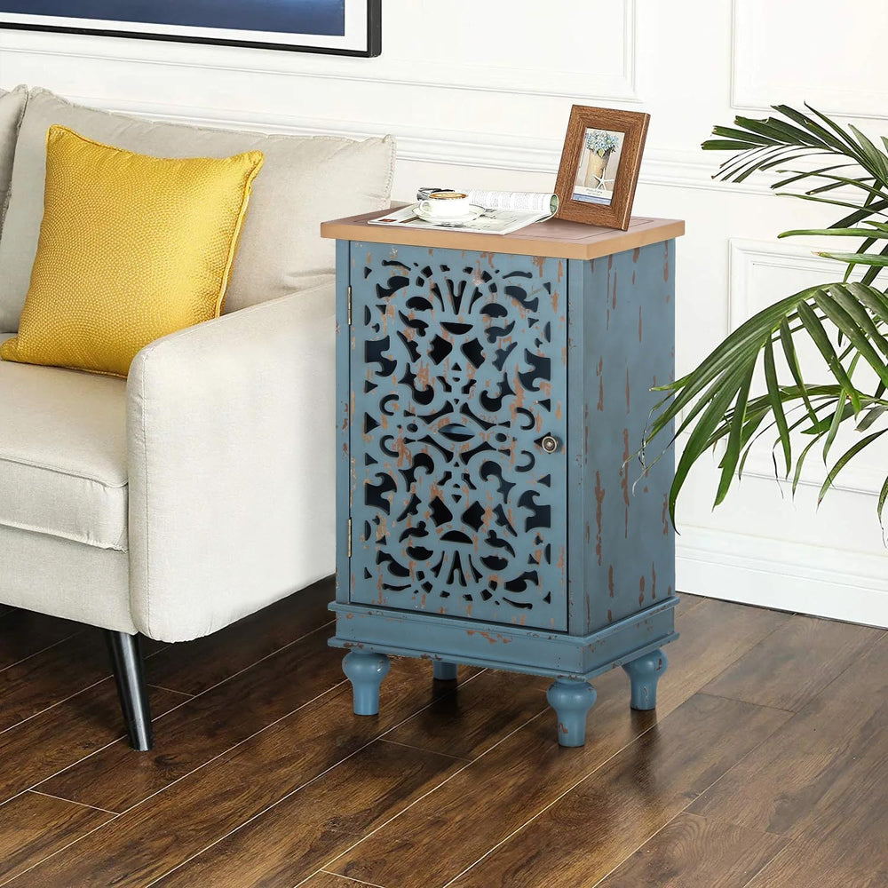 MAISON ARTS Small Accent Cabinet with Doors, Buffet Cabinet with Storage