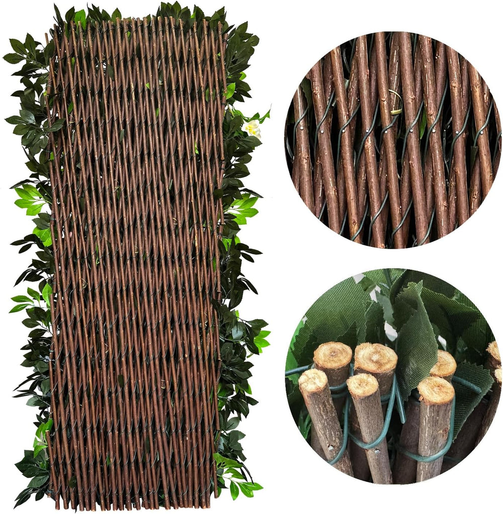 Sumery Expandable Fence Privacy Screen for Balcony Patio Outdoor,Decorative F...
