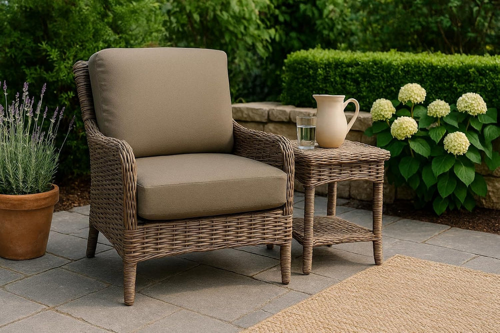 Cushion Source Rounded Back Seat Cushion, 19.5" x 20" x 5" dee...