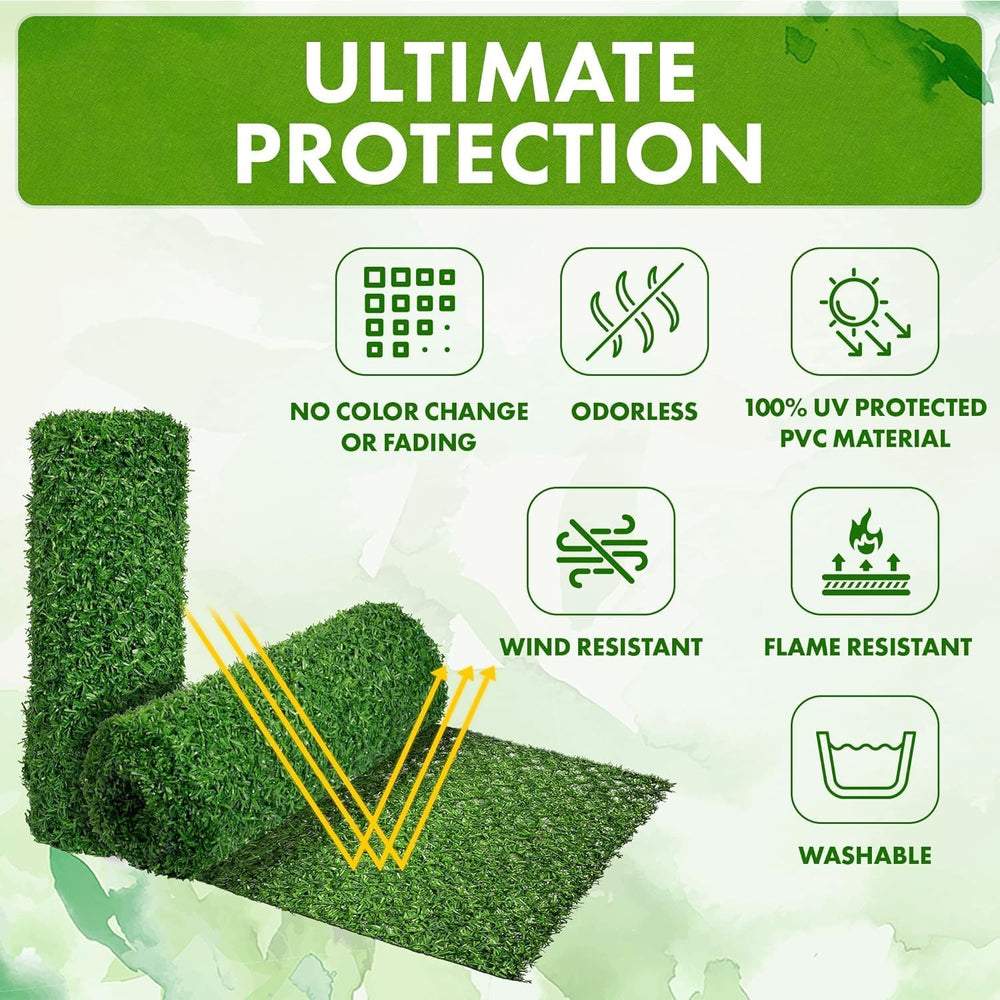 Can Fence Grass Chain Link Fence- Galvanized Wire UV Protected- Privacy Fence...