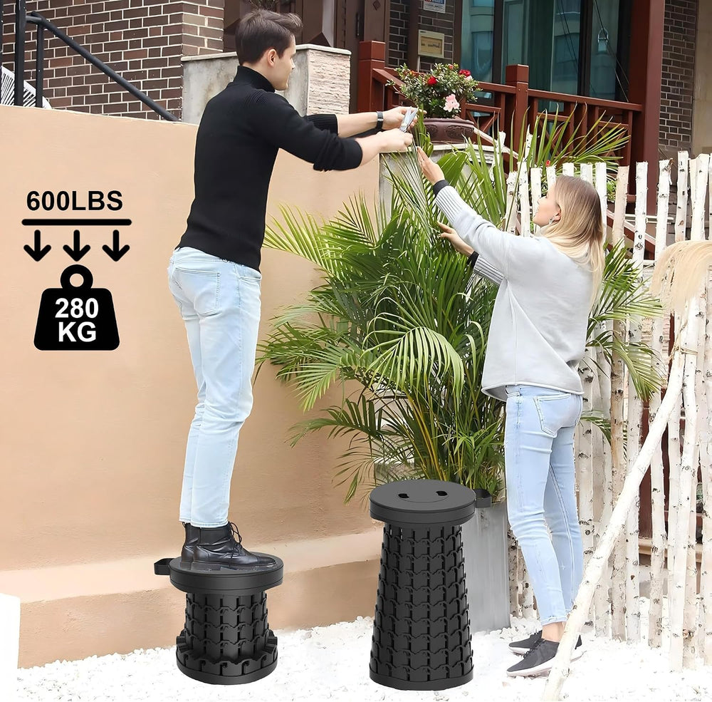 ALEVMOOM Upgraded Collapsible Stool with Cushion & Bag, 18" H Portab...