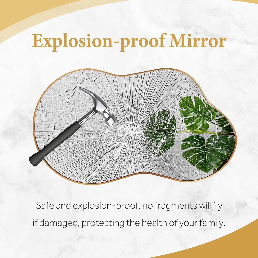 Bathroom Mirror for Over Sink-Gold Home Decor Wall Mirror 20"x 36" ...