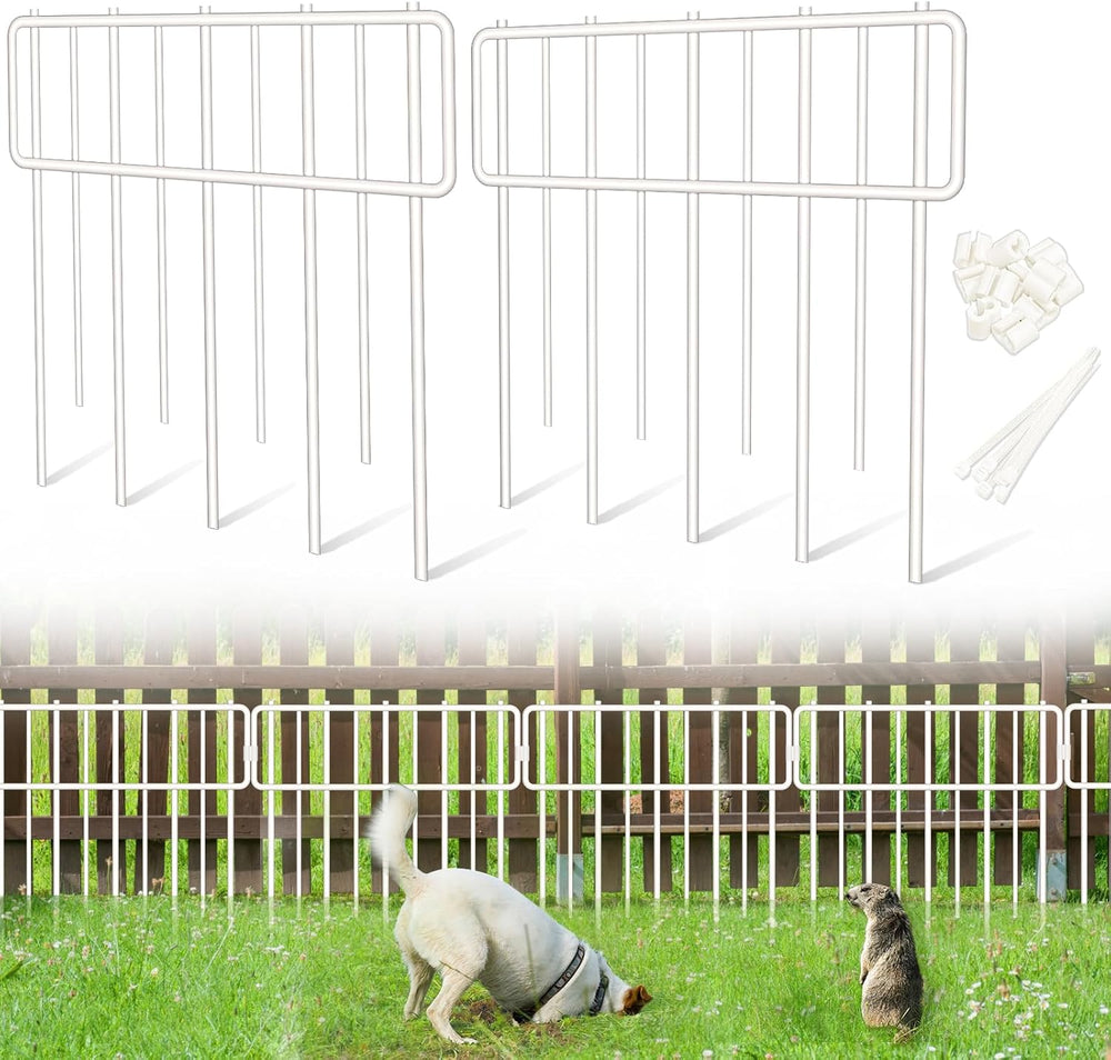 Blingluck Animal Barrier Fence, 10 Pcs Upgrade 1.26 in Gap Decorative Fences ...