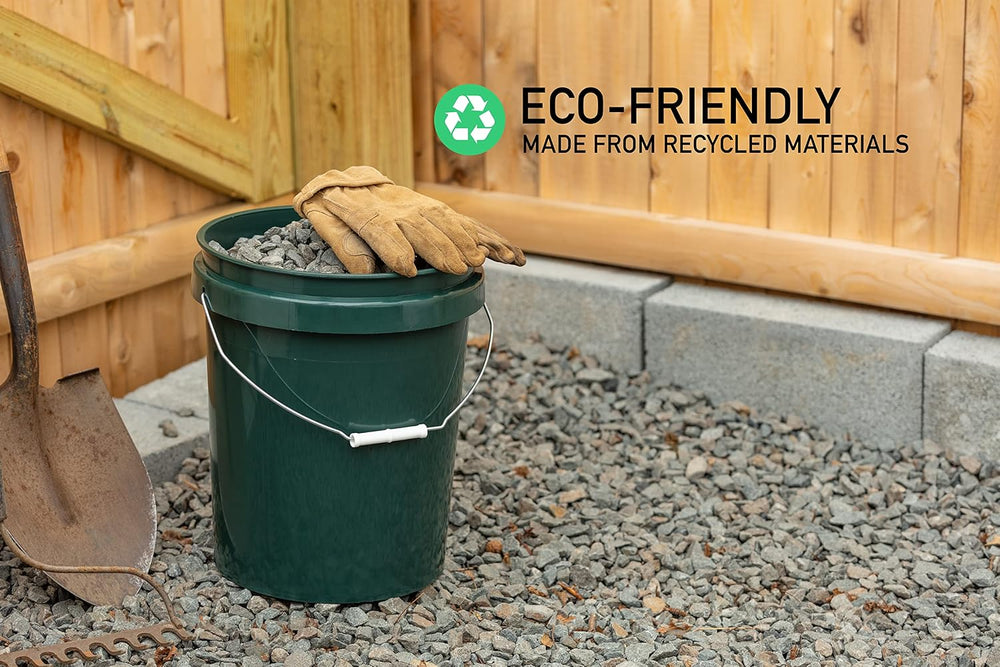 United Solutions ECOSense 5 Gallon Bucket, 3 Pack, 90% Recycled