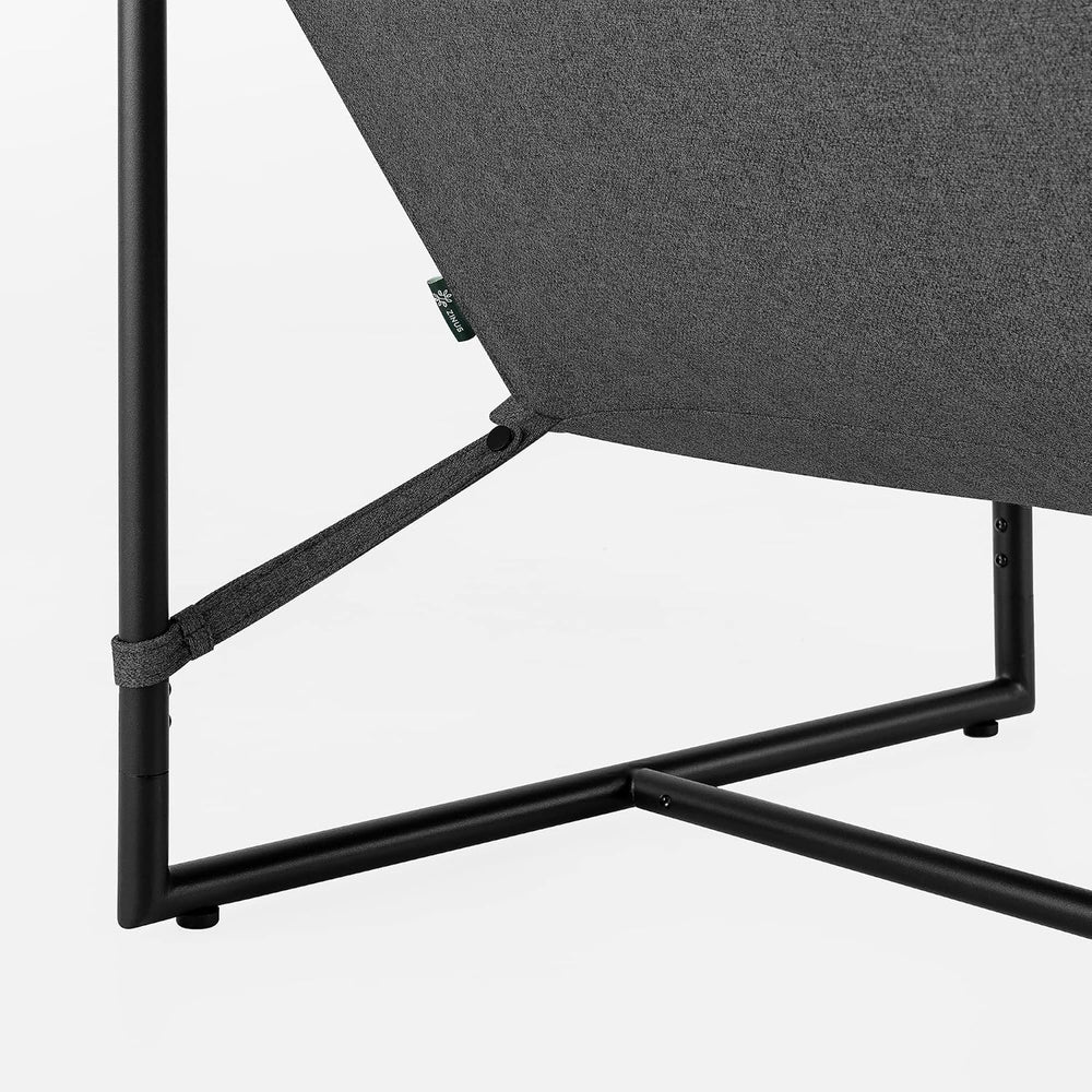 Zinus Aidan Sling Accent Chair, Metal Framed Armchair with Shredded Foam Cush...