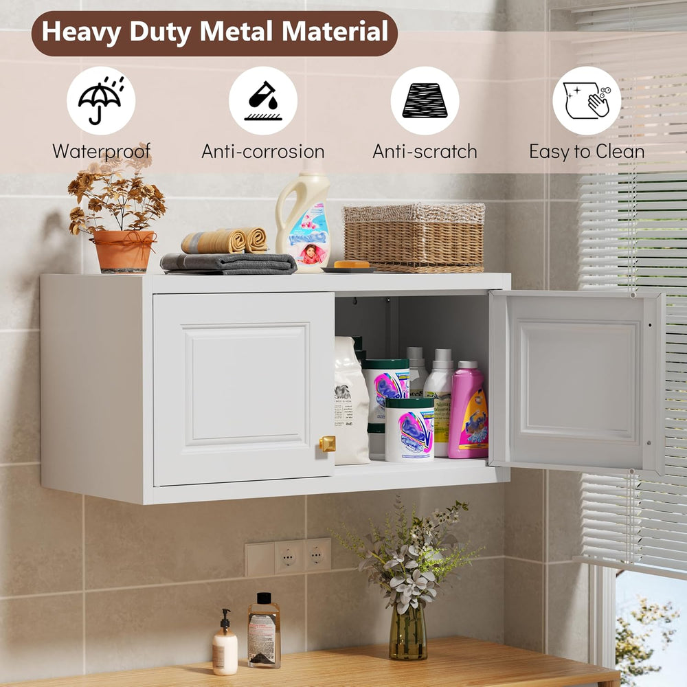 Polup Wall Cabinet with Doors,Pantry Cabinets for Kitchen Storage