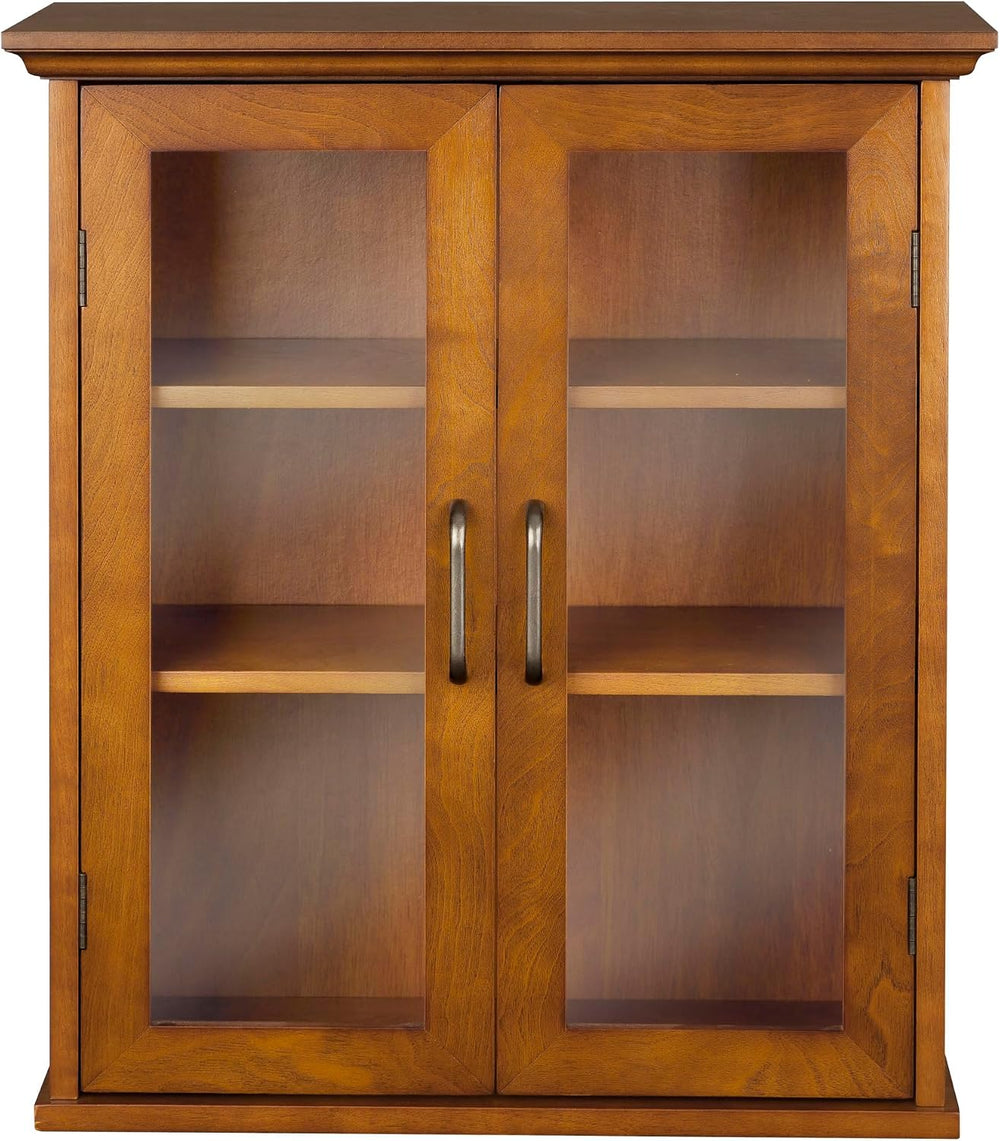 Teamson Home Avery Wooden Over The Toilet Bathroom Removable Wall Medicine Ca...