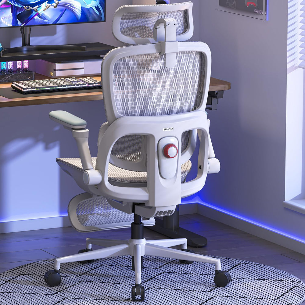 SIHOO B300 Pro Ergonomic Office Chair with Footrest, 4D Lumbar Support