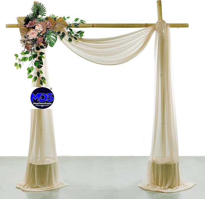 MDS Halloween Chiffon Draping Fabric - 2 Panel, 30" Wide x 100ft Long - ...
